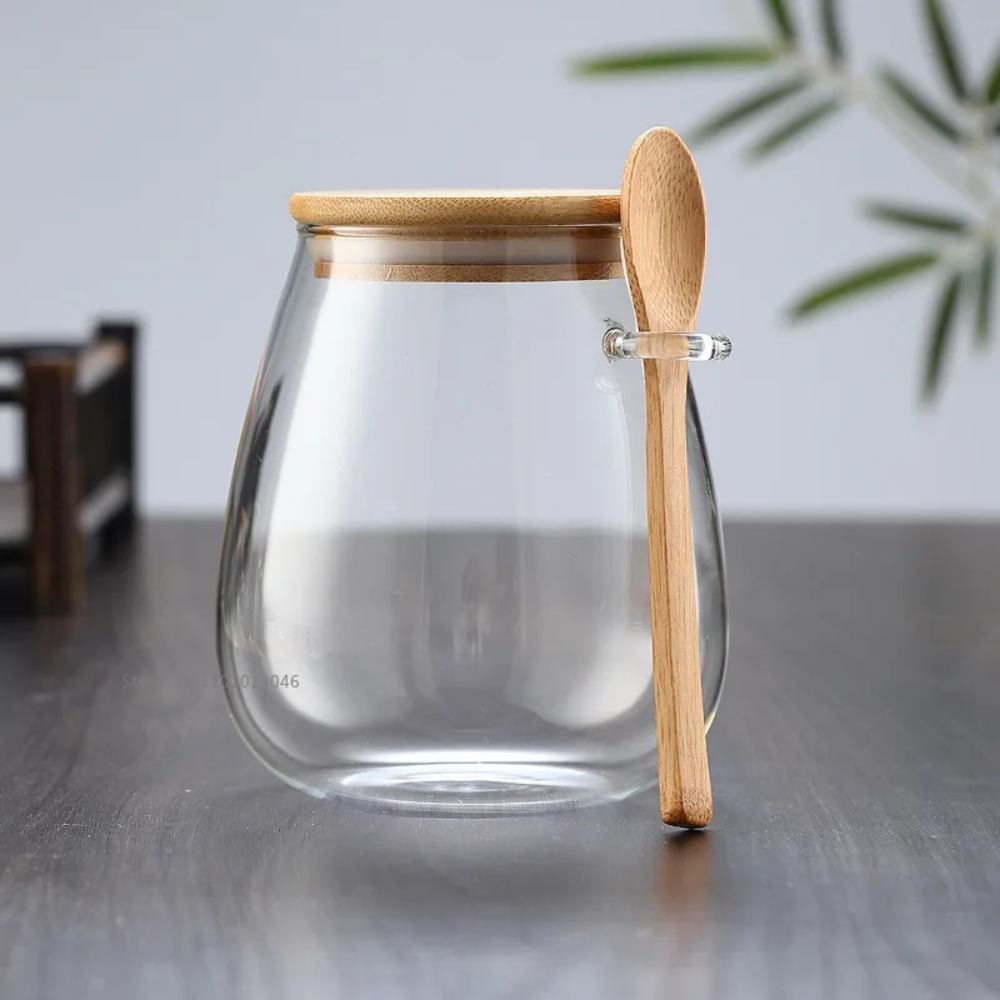 Vaso di Bambù in Legno