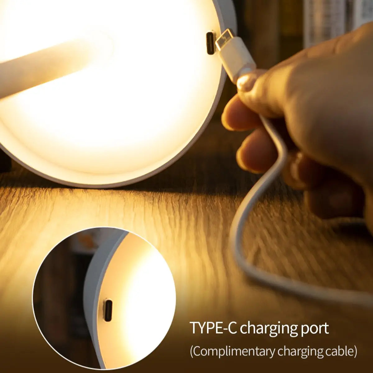 Lampada da tavolo LED wireless Chalise