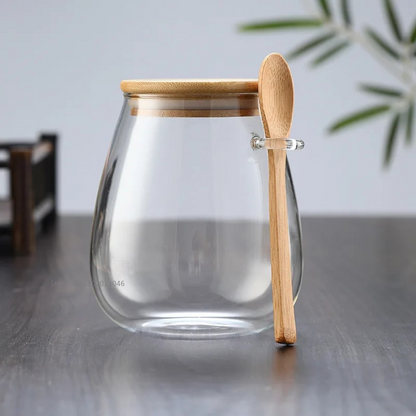 Vaso di Bambù in Legno