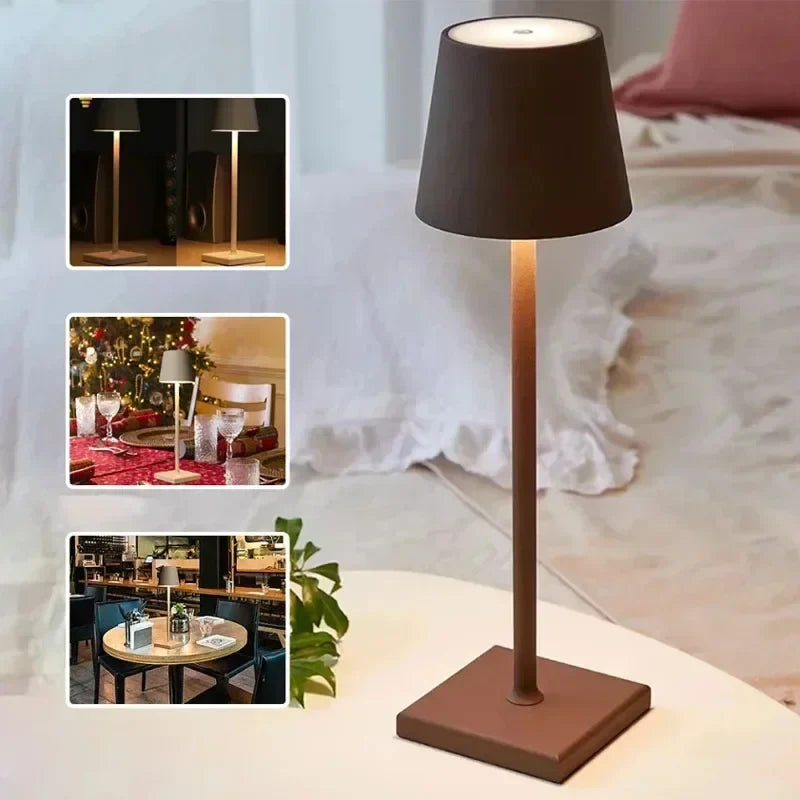 Lampada da tavolo LED wireless Chalise