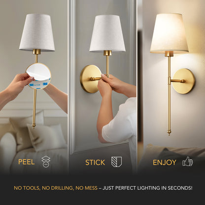 Chalise Luxe Lampade da Parete Wireless (Set di 2)