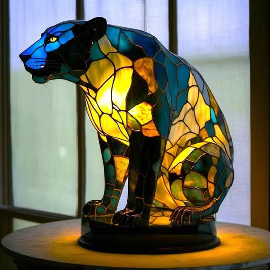 Pataud – Lampada pantera magica in plastica colorata