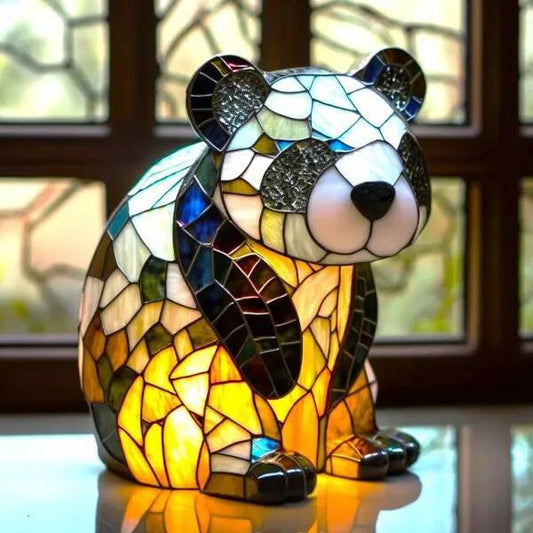 Loustic – Lampada magica a panda di plastica colorata