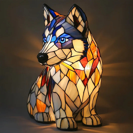Fiocco di neve – Lampada in plastica Husky Ghiacciaio