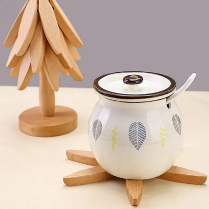 Zavira™ | Sottobicchieri TreeToppers | Set da 3